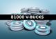 Fortnite - 81000 V-Bucks XBOX One / Xbox Series X|S Account