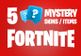 5 Mystery Fortnite Skins / Items PC Epic Games CD Key
