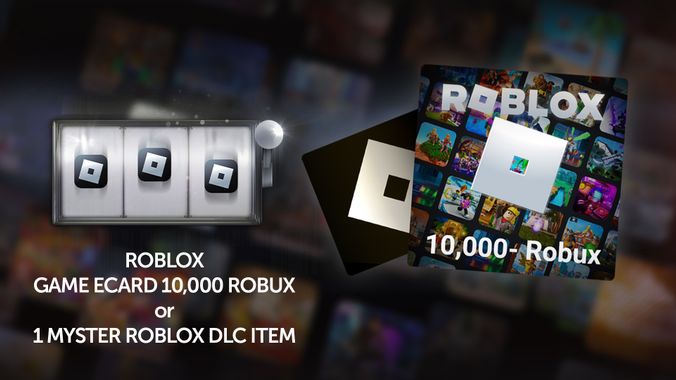 Roblox Game eCard 10 000 Robux Mystery DLC Item Buy cheap on