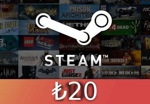 Steam Wallet Card ₺20 TR Activation Code
