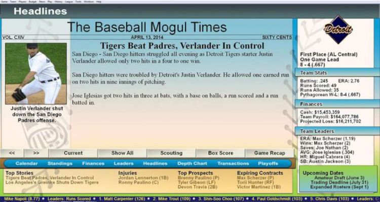 Baseball Mogul 2015 Steam CD Key