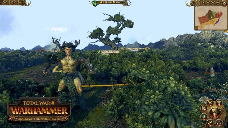 Total War: Warhammer - Realm of The Wood Elves DLC EU PC Steam CD Key