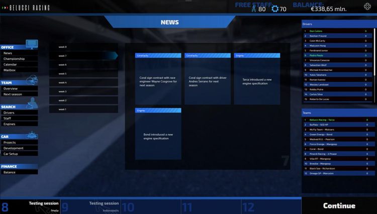 Open Wheel Manager Steam CD Key