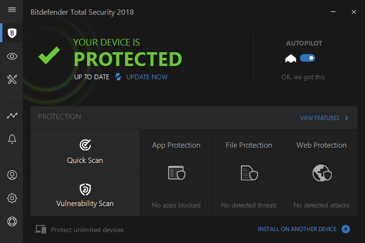 Bitdefender Total Security 2018 Key (1 Year / 10 Devices)