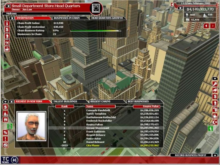 Tycoon City: New York Steam CD Key