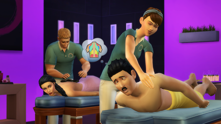 The Sims 4 Bundle: Spa Day + Perfect Patio Stuff + Luxury Party Expansion Pack PC EA App CD Key