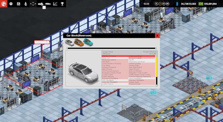 Production Line: Car factory simulation EU Steam Altergift
