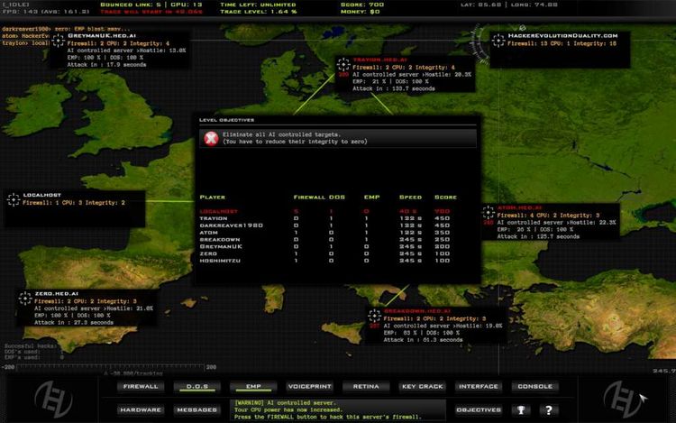 Hacker Evolution: Untold - Hardcore Package 1 DLC Steam CD Key