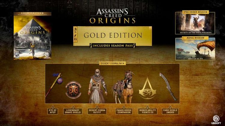 Assassin's Creed Origins Gold Edition EU PC Steam Altergift