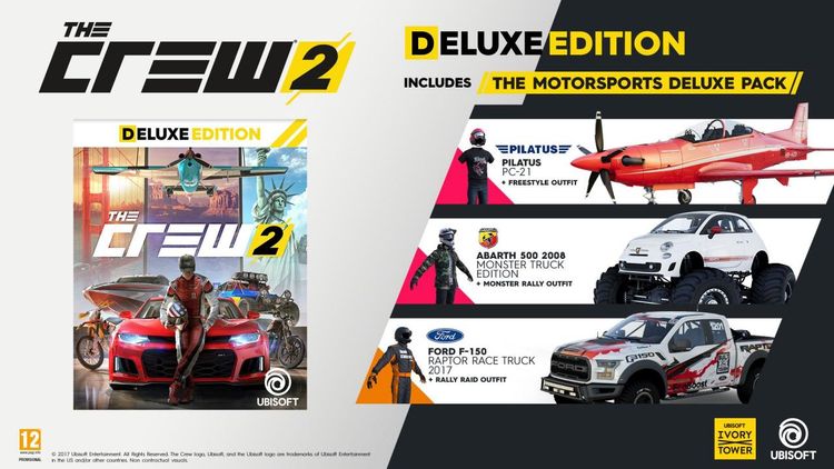 The Crew 2 Deluxe Edition US PS4 CD Key