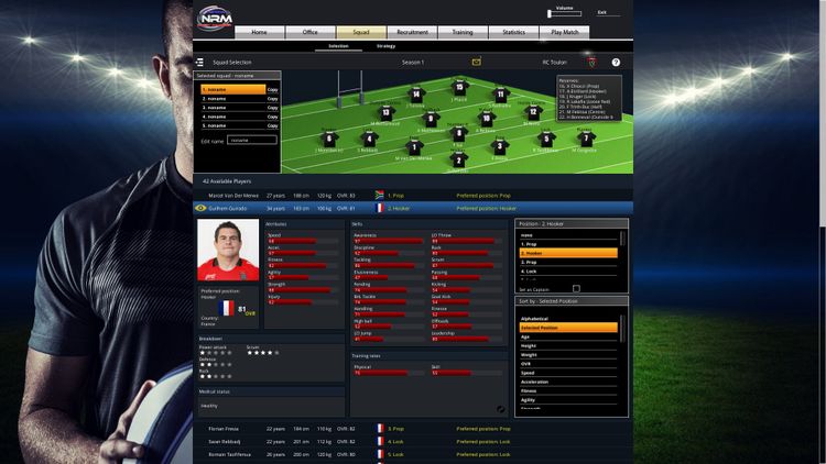 National Rugby Manager Steam CD Key