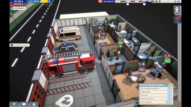 Rescue HQ - The Tycoon EU PC Steam Altergift