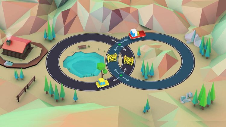 Car Puzzle: Round Ways Steam CD Key
