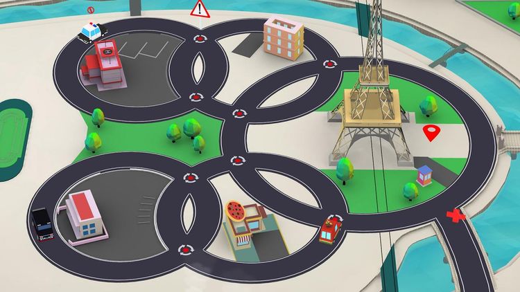 Car Puzzle: Round Ways Steam CD Key