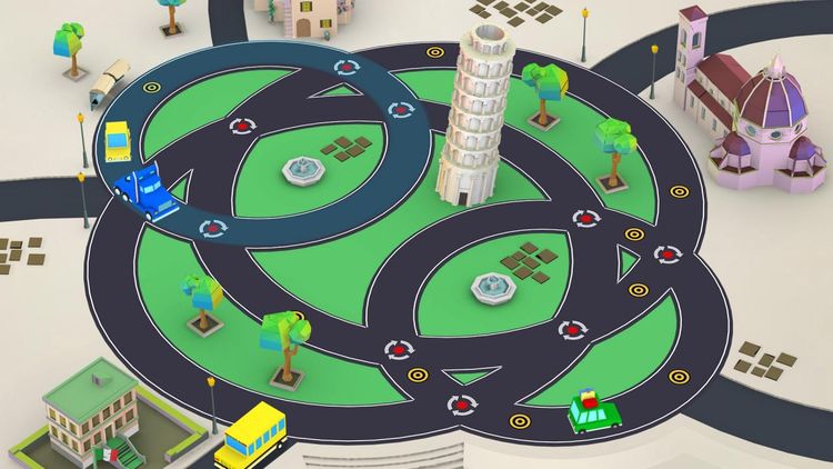 Car Puzzle: Round Ways Steam CD Key