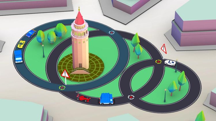Car Puzzle: Round Ways Steam CD Key