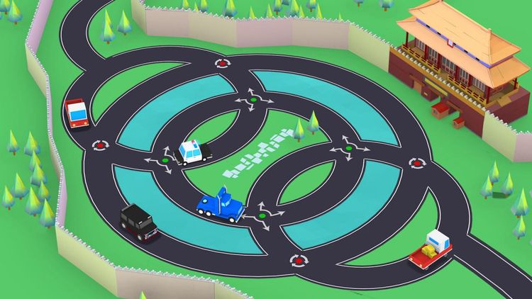 Car Puzzle: Round Ways Steam CD Key