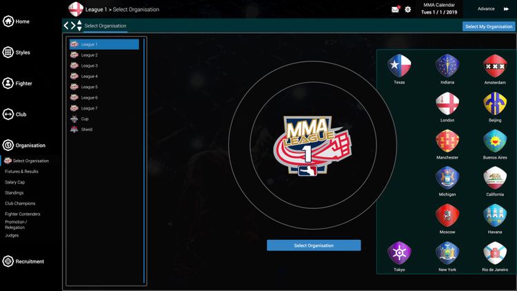 MMA Team Manager Steam CD Key
