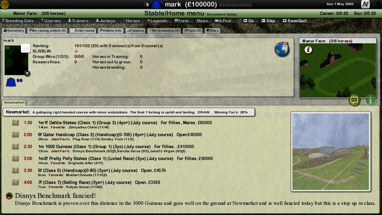 Starters Orders 7 Horse Racing Steam CD Key