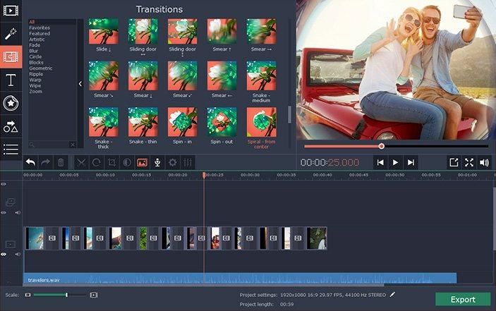 Movavi Video Editor 15 Key (1 PC)