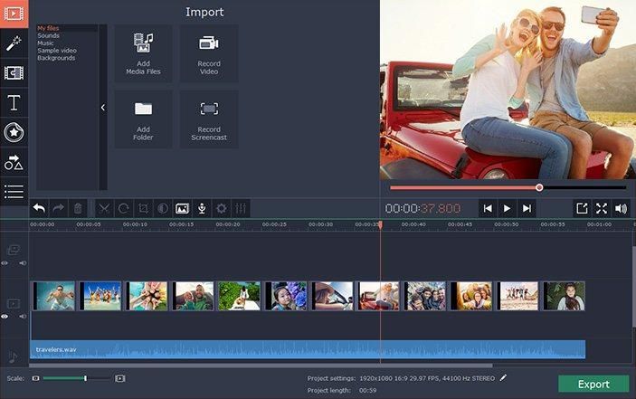 Movavi Video Editor 15 Key (1 PC)