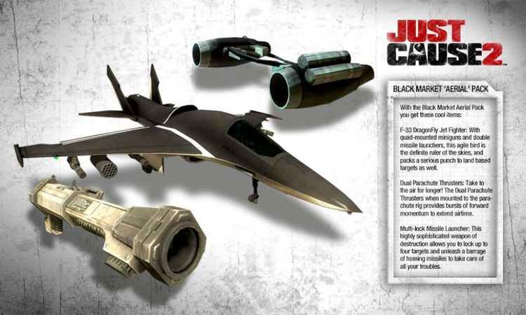 Just Cause 2 + 4 DLC Steam CD Key