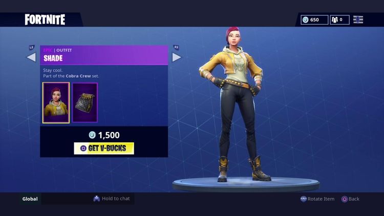 Fortnite Cobra Skin + 1000 V-Bucks EU PS4 CD Key