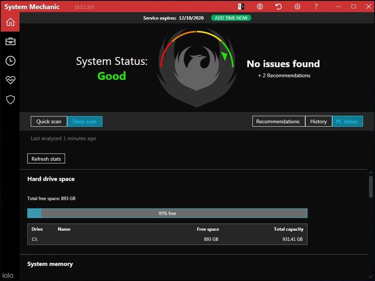 iolo System Mechanic Key (1 Year / 3 PC)