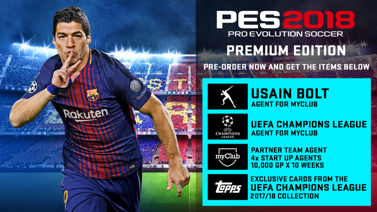 Pro Evolution Soccer 2018 Premium Edition EU Steam CD Key