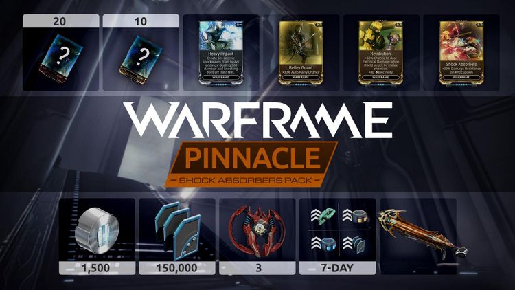 Warframe - Shock Absorbers Pinnacle Pack DLC Steam CD Key