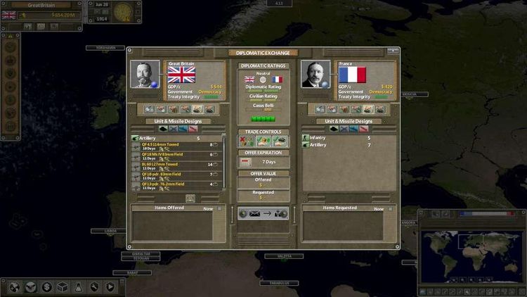 Supreme Ruler The Great War Steam CD Key
