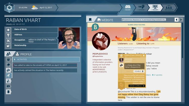 Orwell: Ignorance is Strength Steam CD Key