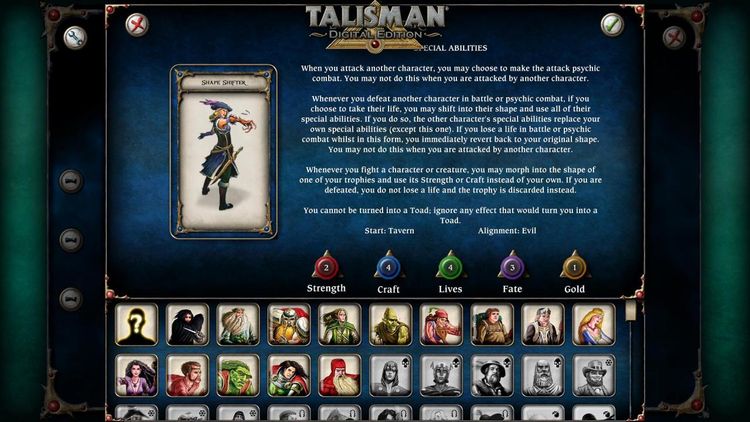 Talisman - Character Pack #9 - Shape Shifter DLC Steam CD Key