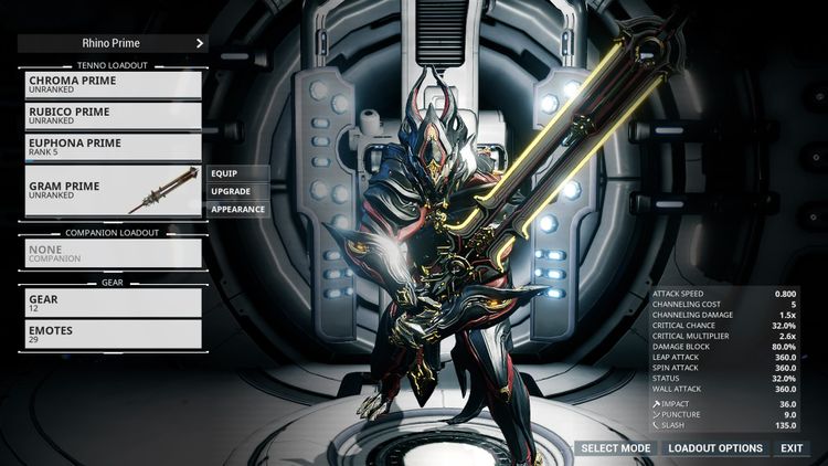 Warframe - Chroma Prime Access: Elemental Ward Bundle DLC Manual Delivery