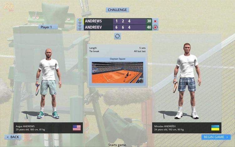 Full Ace Tennis Simulator Steam CD Key