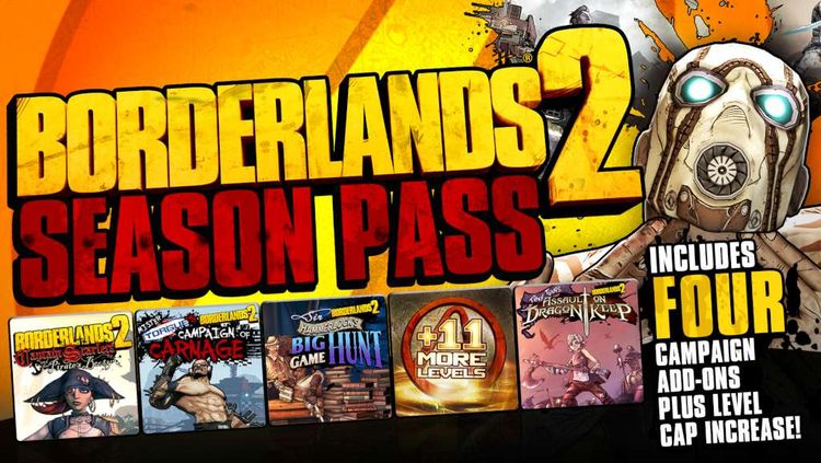 Borderlands 2 - Season Pass DLC EU PC Steam Altergift