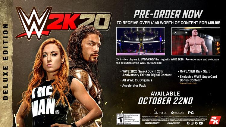WWE 2K20 EU PC Steam CD Key