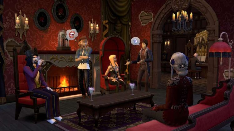 The Sims 4 - Vampires DLC US PS4 CD Key 