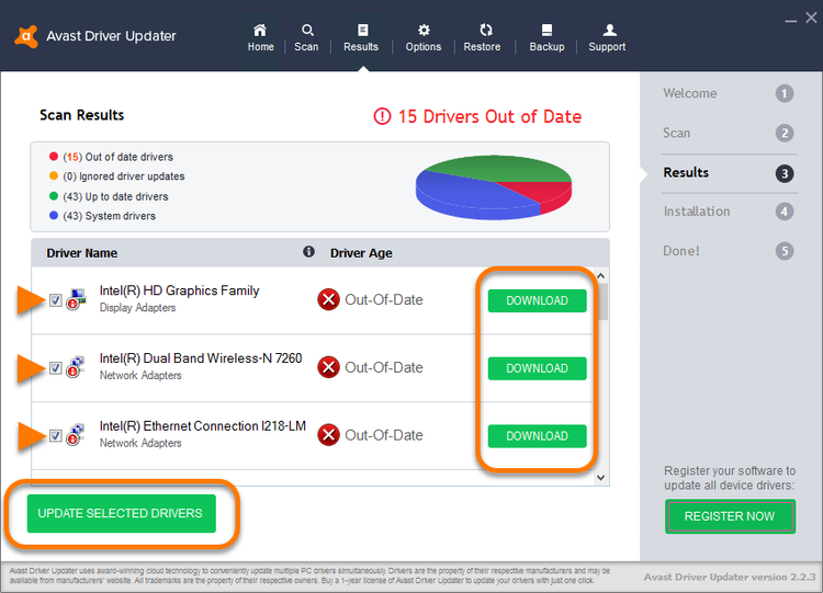 AVAST Driver Updater Key (1 Year / 3 PCs)