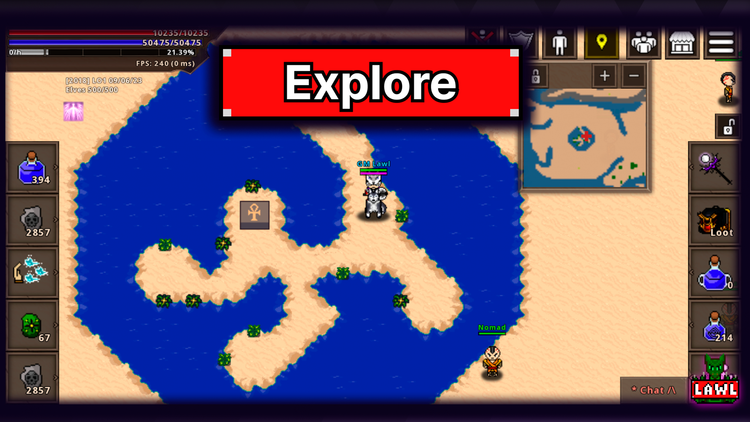 Lawl MMORPG 500 Gems Gift Card