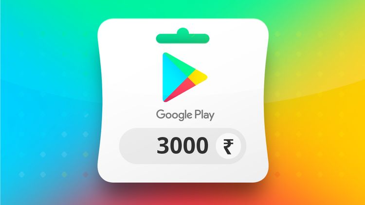 Google Play INR 3000 Gift Card IN
