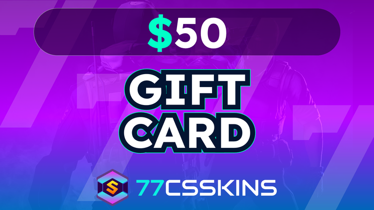 77csskins $50 Gift Card US | Buy cheap on Kinguin.net