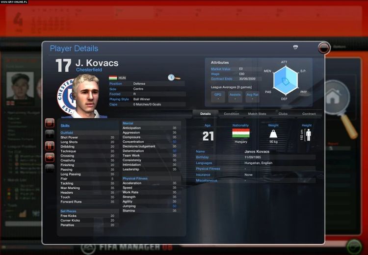 Fifa Manager 08 PC EA App Account