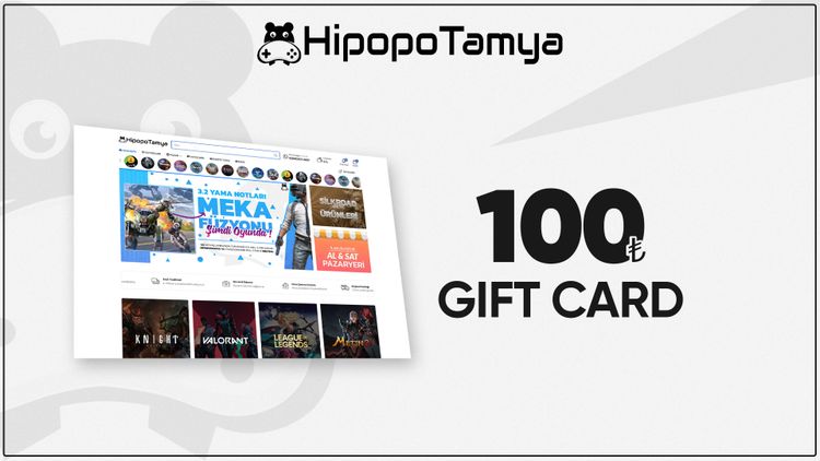 HipopoTamya ₺100 Gift Card