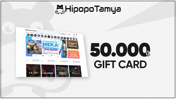 HipopoTamya ₺50,000 Gift Card