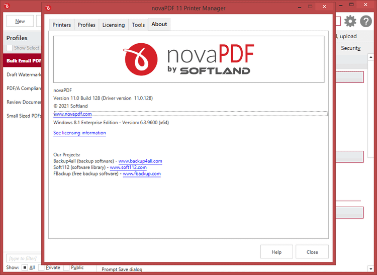 novaPDF Lite 11 Key (4 PCs)