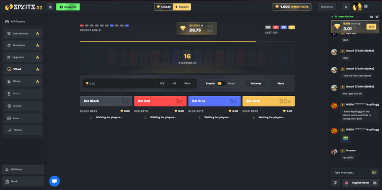 Splits.gg $25 Gift Card