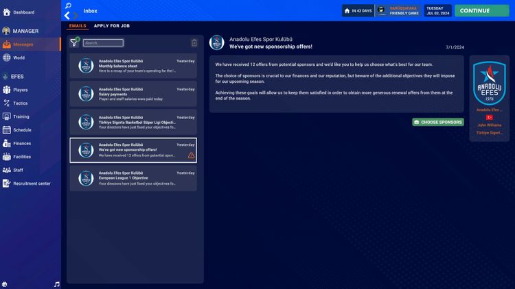 Pro Basketball Manager 2025 PC Steam CD Key 