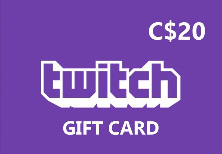 Twitch CAD 20 Gift Card CA
