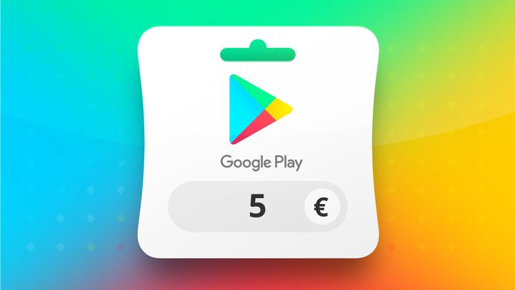 Google Play EUR 5 Gift Card BE